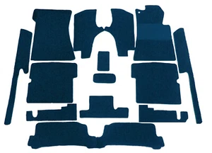 Juego de alfombras de terciopelo azul oscuro para Mercedes C107 SLC RHD 280 350 380 450 500 71 -81 - Imagen 1 de 1