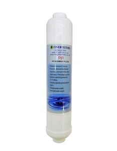 Filtro de agua pre-sedimento Finerfilters RO en línea PP para purificación de primera etapa - Imagen 1 de 2