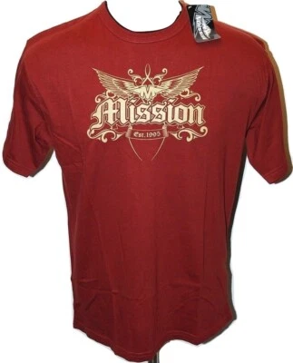 Camiseta Mission Hockey Winger Gráfico Logo Manga Corta Rojo Ladrillo varias tallas Foto 1 de 2