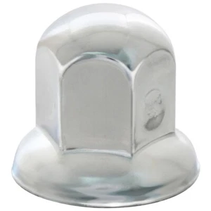 GG 10249 - 33 MM X 2.5 Inch Chrome Standard Push On Lug Nut Cover W/ Flange - Picture 1 of 1