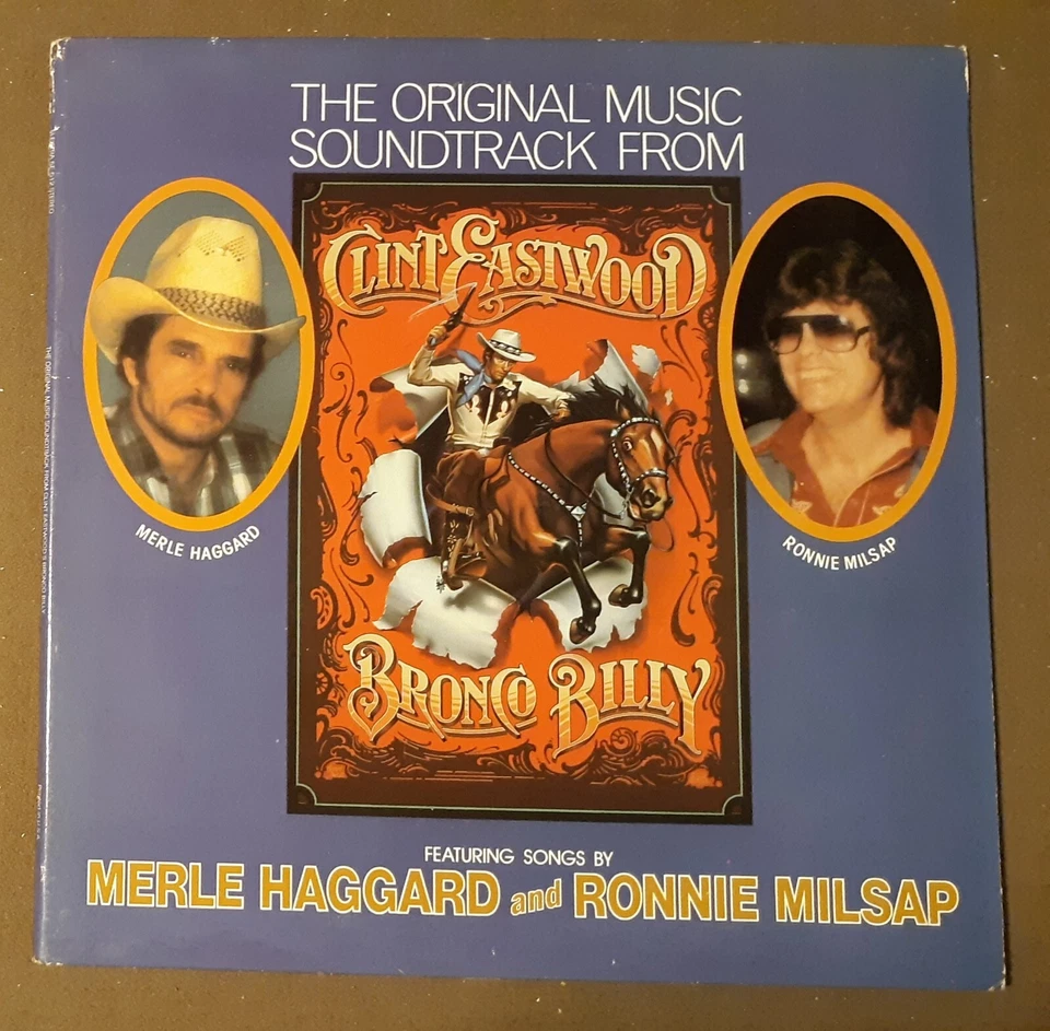 Clint Eastwood Bronco Billy Original Music Soundtrack 33rpm VINYL LP Record - Image 1 of 3