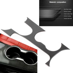 Carbon Fiber Interior Gear Shift Panel Cover Trim Fit Mustang 2015 - 2019 - Bild 1 von 10