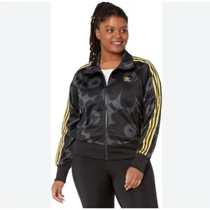 Nuovo con etichetta! Adidas x Marimekko Primegreen Track Top Firebird Tuta Giacca Papaveri 4X - Foto 1 di 9