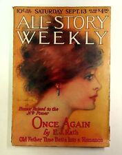 All-Story Weekly Pulp Sep 1919 Vol. 101 #3 GD