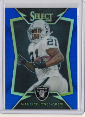 2014 Panini Select MAURICE JONES-DREW Blue Prizm 1/50 Las Vegas Raiders MJD - Image 1 of 2