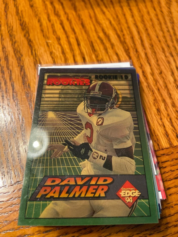 1994 Collector's Edge Football Boss Rookies David Palmer RC #10 Vikings - Image 1 of 1