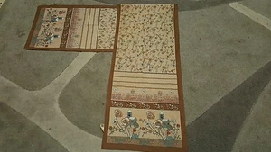 Foulard vintage scarf woman 28x140 St Michael 100% poliestere brown Flower  - Imagen 1 de 1