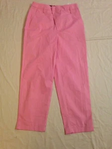 NEW w/ Tags Zara Trafaluc Pants Women's Size XS Pink Capri Cropped 2 Pocket  - Picture 1 of 9