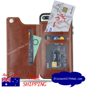 Flip Leather Wallet Cover for iPhone 11, 11 pro, 11 pro max FREE ScreenProtector - Picture 1 of 11