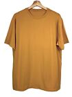 Vuori Mens Strato Tech Crewneck Short Sleeve T-Shirt Size XL Mustard Yellow