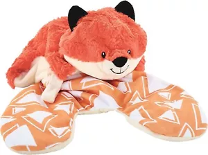 Animal Popovers 2in1 Reversible Travel Pillow/Plush Yellow/FOX - Picture 1 of 4