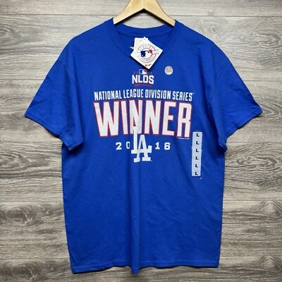 Camisa Pullover Para Hombre Los Angeles Dodgers Talla Grande MLB Béisbol Manga Corta Foto 1 de 4