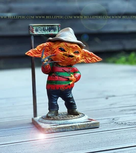 Estatuilla hecha a mano Grogu Baby Yoda Freddy Krueger The Child Mash-up Collection - Imagen 1 de 4