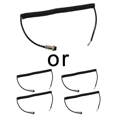 Radio Speaker Mic Microphone 4Pin Cable For Pr550 Pr3100 Car Walkie Talkie AU - Image 1 of 4