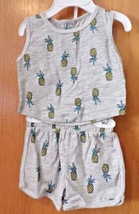 2 pc. PINEAPPLE Tank/Short Set~Yellow~INFANT BOY Sizes~NEW w/tag - Picture 1 of 1