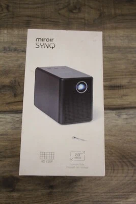 Miroir SYNQ M189 HD 720p Mini Projector 80" Image Black - Image 1 of 2
