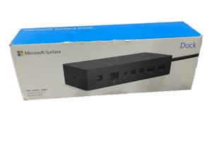 MICROSOFT SURFACE PRO 3, 4 DOCKING STATION MODEL 1661 WITH AC ADAPTER. - Picture 1 of 3