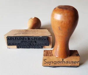 2x DDR Stempel Deutsche Reichsbahn DR Sangerhausen Dienststempel Eisenbahn #005 - Bild 1 von 7