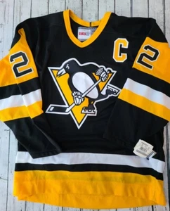 Pittsburgh Penguins Jersey Bullard 22 C XL CCM Autographed Signed - Picture 1 of 10