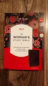 NKJV Woman's Study Bible, GENUINE LEATHER, Brand New in Box! Great Gift! - Picture 1 of 19