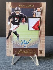 Drake London 2022 Chronicles Timeless Treasures Rookie Patch Auto /25 ATL