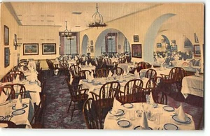 Comedor del hotel Prince George, interior - postal de lino de 1949 - Imagen 1 de 2