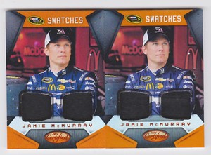 2016 Certified Sprint Cup Swatches Mirror Orange #SCS-JM Jamie McMurray/99