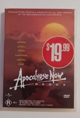Apocalypse Now Redux DVD Region 4 (GC) Martin Sheen, Action War Drama Free Post - image 1 of 4