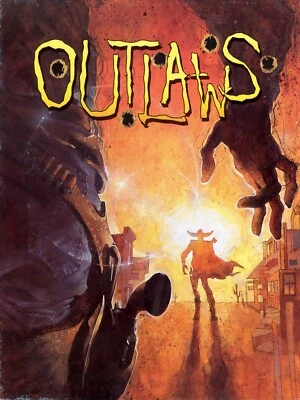 Outlaws Lucas Arts PC Adventure Classic Video Game Poster - Image 1 of 3