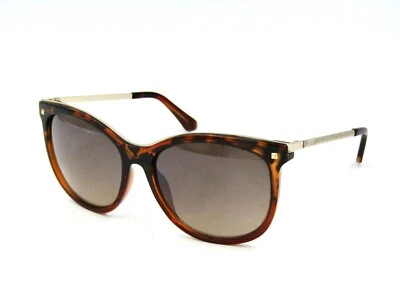 GUESS GF0302 超大猫眼太阳镜,52G 玳瑁 - 金色/棕色渐变。 #93 — 第 1/4 张图片