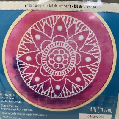 Kit de bordado Dimensions Learn a Craft Mandala #72-75231 sellado Foto 1 de 3