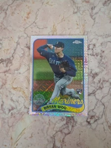 Bryan Woo 2024 Topps Chrome 35th Anniversary ROOKIE Mojo #T89C-95 - Seattle - Bild 1 von 2