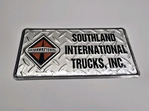 Southland INTERNATIONAL license plate Tag truck emblem (Sealed) 18 Wheeler Big - Bild 1 von 2
