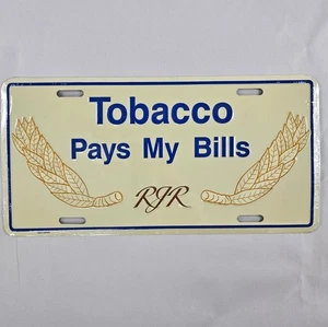 Vintage Rj Reynolds Tabacco Paga Le Mie Bills Booster Vanità Targa NOS LEGGI⬇ - Foto 1 di 6