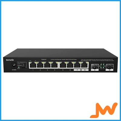Tenda TEM2010F 8-Port+2-Port 2.5G SFP Ethernet Switch - image 1 of 4