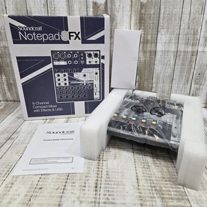 Soundcraft Notepad-8FX 8-Channel Podcast Mixer Podcasting Interface, USB+Effects - Picture 1 of 12