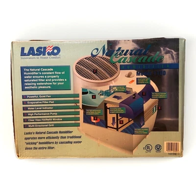 Lasko Natural Cascade Model 1100 Pump Humidifier Evaporative 1000 Sq Ft - NEW! - Image 1 of 4