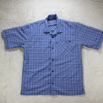 Blackhawk Warrior Wear 1700 Shirt Short Sleeve Blue Plaid Large Tactical Gear - Image 1 of 4