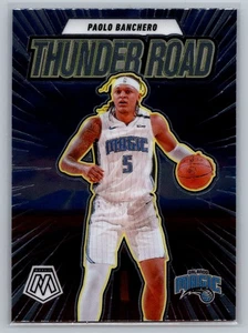 Tarjeta de la NBA 2024-25 Panini Mosaic #15 Paolo Banchero Thunder Road Orlando Magic - Imagen 1 de 2