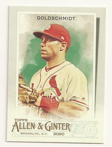 2020 Allen & Ginter and 2021 Gypsy Queen Paul Goldschmidt #3 & # 100 Cardinals 