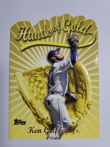 Ken Griffey Jr. 1999 Topps Hands Of Gold #HG3 Die Cut Insert Seattle Mariners