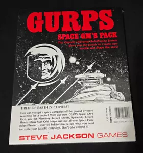 GURPS Space GM Pack Hojas de Registro y Mapas de Cuadrícula Steve Jackson Juegos RPG Nuevo - Imagen 1 de 2