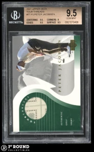 Peter Jacobsen BGS 9.5: 2001 Upper Deck Golf Tour Threads #TT-PJ - Picture 1 of 3