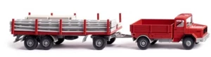 WIKING - Rimorchio per ponteggi rosso - MAGIRUS DEUTZ - 1/87 - WIK039206 - Foto 1 di 1
