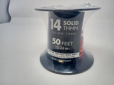 Southwire 14g Solid THHN 50 Feet Copper Red - Image 1 of 2