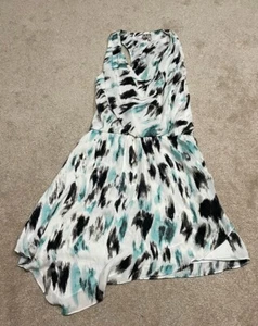 Abito Midi Haute Hippie 100% seta asimmetrico taglia M/L stimato - Foto 1 di 8