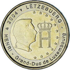 [#347773] Luksemburg, Henri, 2 Euro, 2004, Utrecht, MS(64), Bimetaliczny