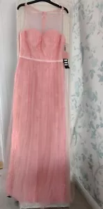 Veni Infantino Prom/ Bridesmaid/Cruise Dress Blush Pink size 8 BNWT - Picture 1 of 7