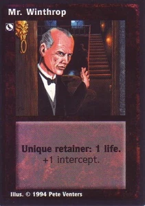 Mr. Winthrop VTES CCG Jyhad/CE/SW/HttB - choose your version - Picture 1 of 6