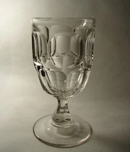 Antique Ashburton aka Choked Ashburton New England Flint Glass Goblet 1840s - Picture 1 of 4